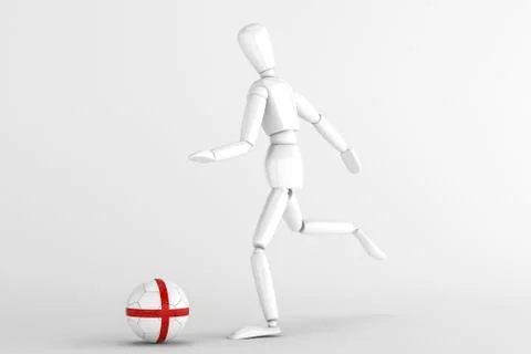England football Stock Illustration
