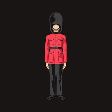 England Guard Army Stock Illustration
