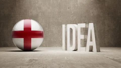 England. Idea  Concept. Stock Illustration