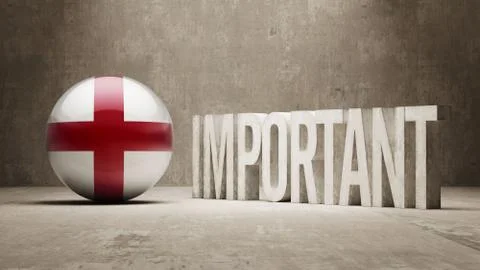 England. Important  Concept. Stock Illustration