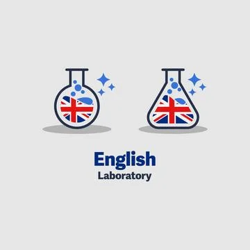 England Laboratory Stock Illustration