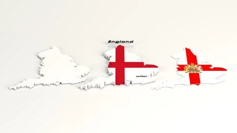 England map 3D Model