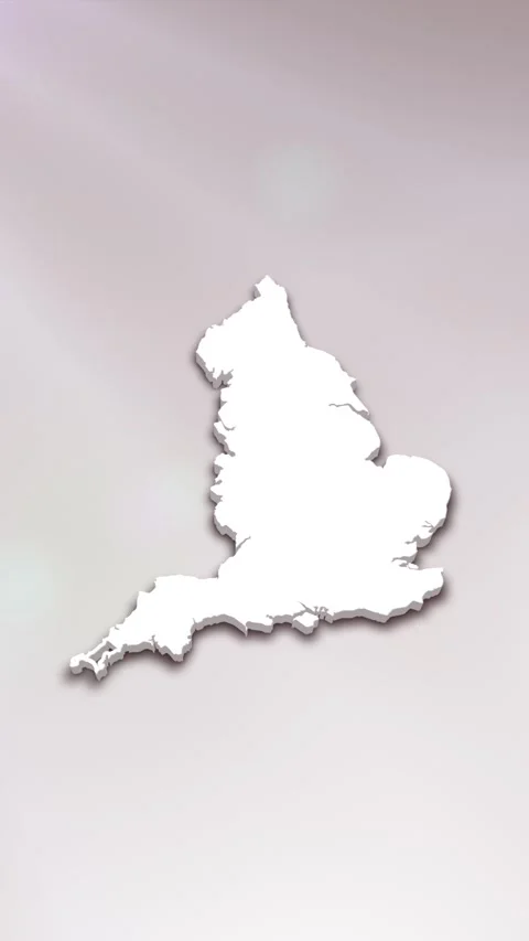 England Map Intro Stock Footage 261659911