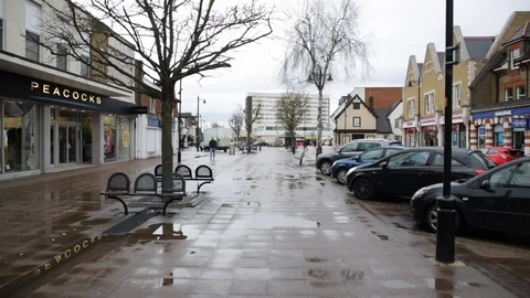England in the Rain Stock Footage 87934750