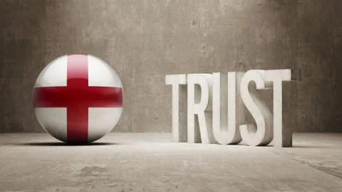 England. Trust Concept Stock Illustration