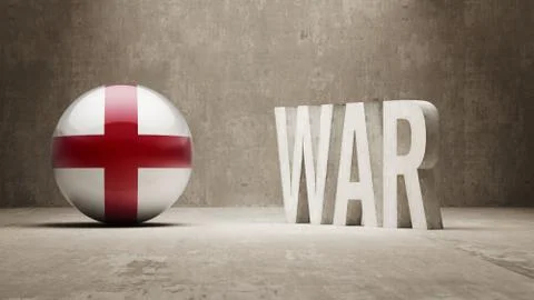 England. War Concept. Illustrazione stock