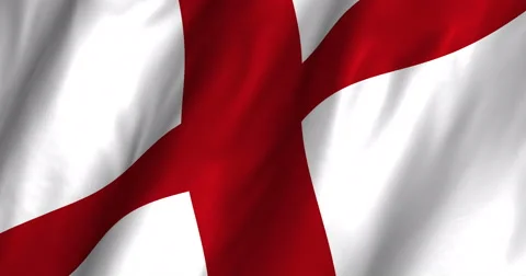 England waving flag 4K Stock Footage 50579935