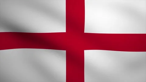 England Waving Flag Background Animation. Looping seamless 3D animation. Mo.. Stock Footage 229083621