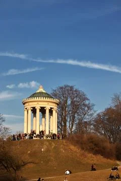 Englischer Garten in Munich. Stock Photos