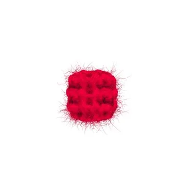 English 3d rendering alphabet wool knitted isolated. Great for warm christmas Stock Illustration