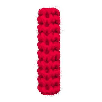 English 3d rendering alphabet wool knitted isolated. Great for warm christmas Stock Illustration
