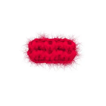 English 3d rendering alphabet wool knitted isolated. Great for warm christmas Stock Illustration