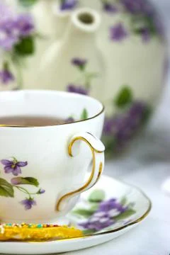 English afternoon tea Stock Photos