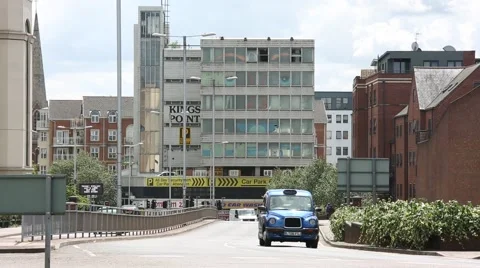 English back cab Stock Footage 40632535