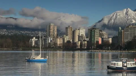 English Bay 2 Stock Footage 18494066