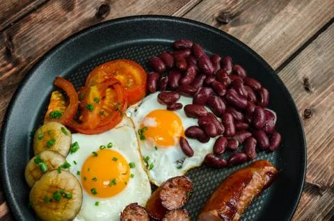 English breakfast Stock Photos