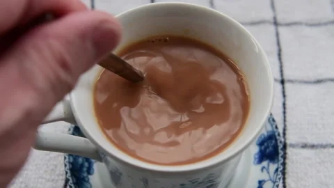 English breakfast tea. Stock Footage 148987634