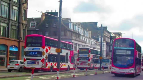 English bus Stock Footage 32164364