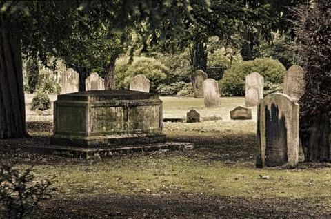 English cemetery Stockfoto's