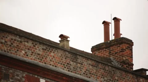 English Chimneys Stock Footage 48839420