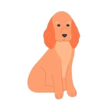 English cocker spaniel dog Stock Illustration