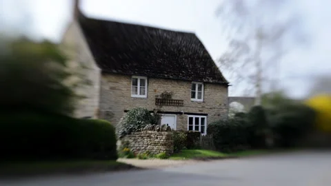 English Cottage Stock Footage 134332278