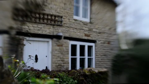 English Cottage Stock Footage 134332395