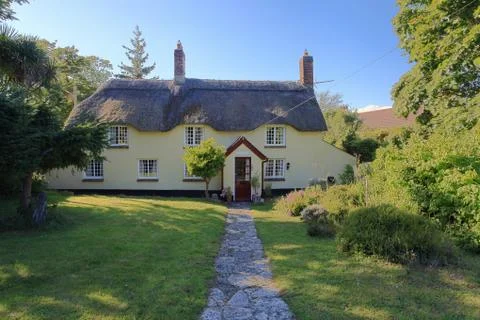 English cottage Stock Photos