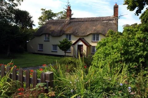 English cottage Stock Photos