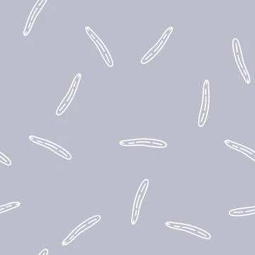 English cucumber line seamless pattern Stock Illustration