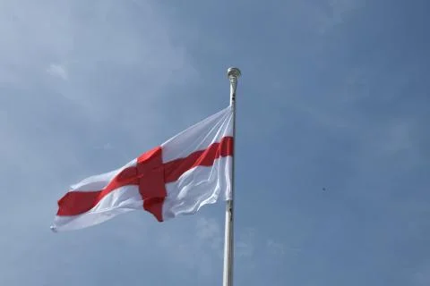 The English Flag - The Flag of St George Stock Photos
