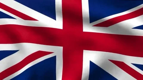 English Flag Stock Footage 98247188