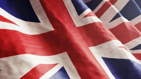English flag. Stock Illustration