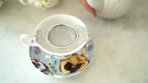 English High Tea Inspired Setup 12/16 Stock Footage 167051155