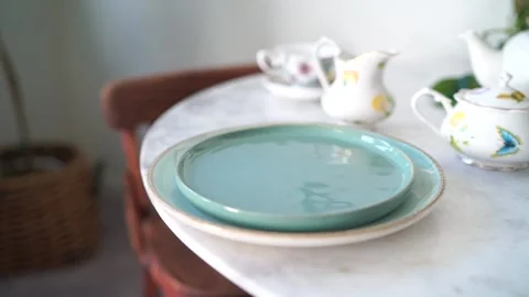 English High Tea Inspired Setup 2/16 Stock Footage 167051579