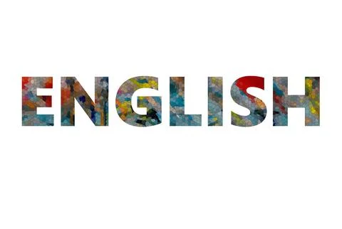 ENGLISH Stock Illustration