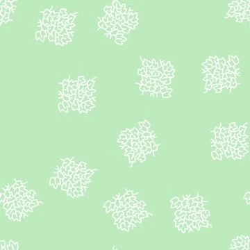 English ivy line seamless pattern Stock Illustration