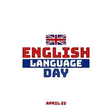 English Language Day vector illustration Stock Illustration