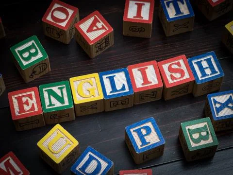 English language Stock Photos