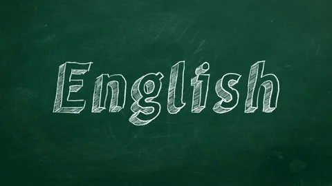 English learning concept. Stop motion animation. Stock Footage 100703979