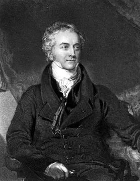 English Physicist Thomas Young Stock Photos