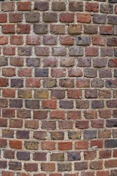 English Red Brick Stock Photos