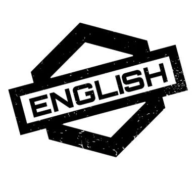 English rubber stamp Stock Illustration