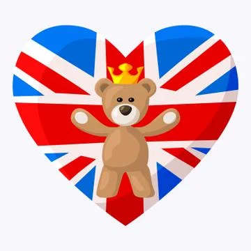 English teddy bear Stock Illustration