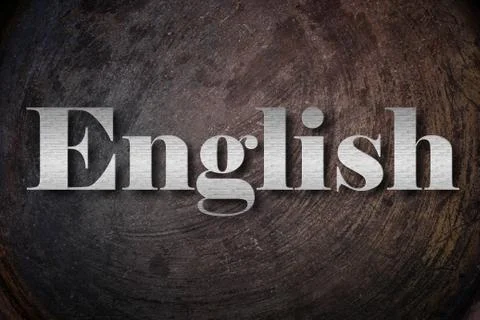 English text on background Stock Illustration