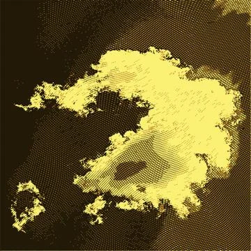 Engraved clouds Stock Illustration