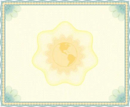 Engraved Diploma Stock Illustration