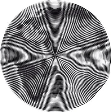 Engraved Old World Stock Illustration