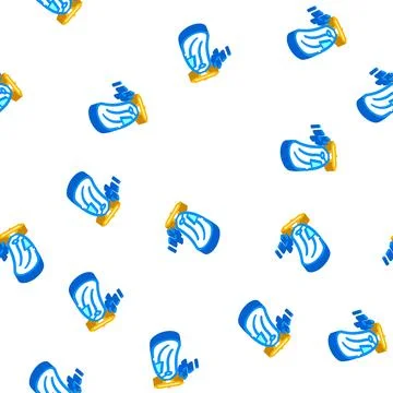 Engraver multifunctional tool isometric icon seamless pattern Stock Illustration