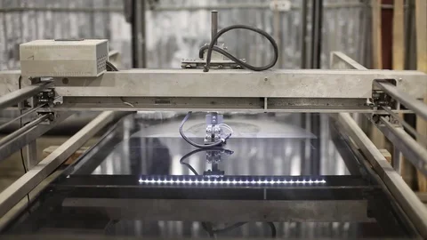 Engraving Machine For Stone Stock Footage 70961617